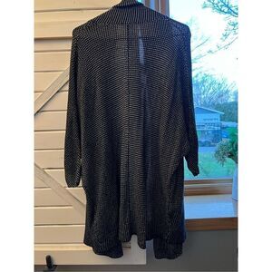 Express Women’s Black & White Long Bat Wing Cardigan Size XS/S